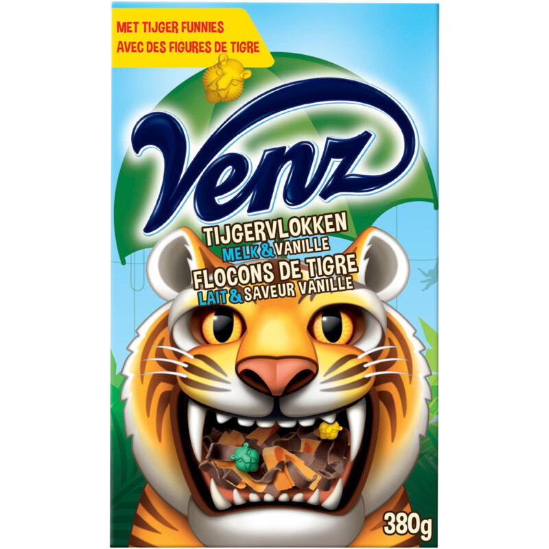 Een afbeelding van Venz Tijgervlokken melk & vanille