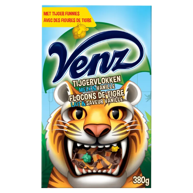 Rimboe tijgervlokken melk & vanille