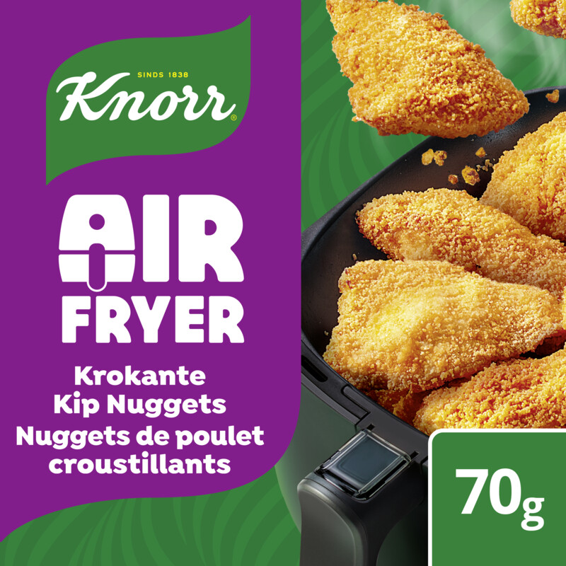 Knorr Airfryer mix voor krokante kip nuggets