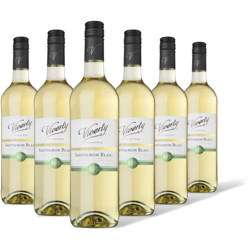 Viverty Sauvignon blanc alcoholvrij 6 flessen