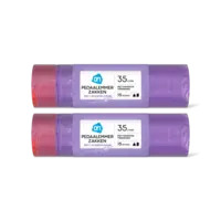 AH Pedaalemmerzak trekband lavendel 35l 2pk