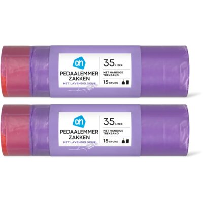pdp-image-AH Pedaalemmerzak trekband lavendel 35l 2pk