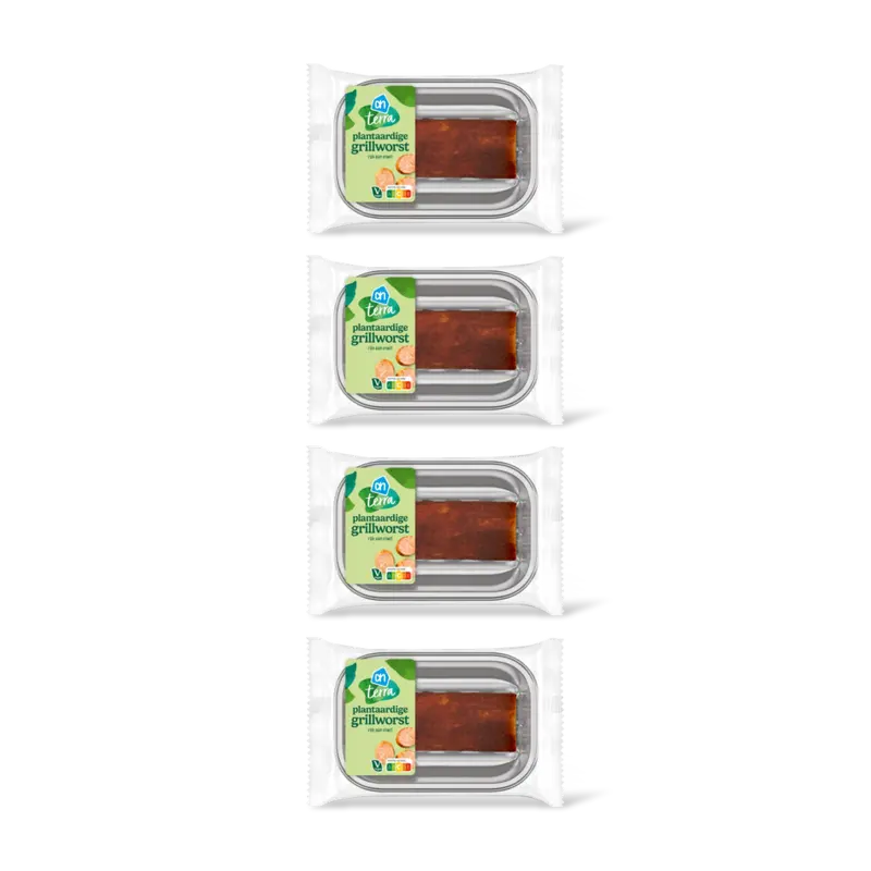 AH Terra Plantaardige grillworst stuk 4-pack