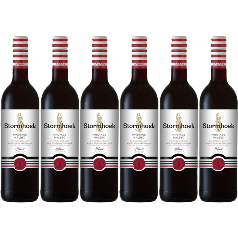 Een afbeelding van Stormhoek Pinotage malbec 6 flessen