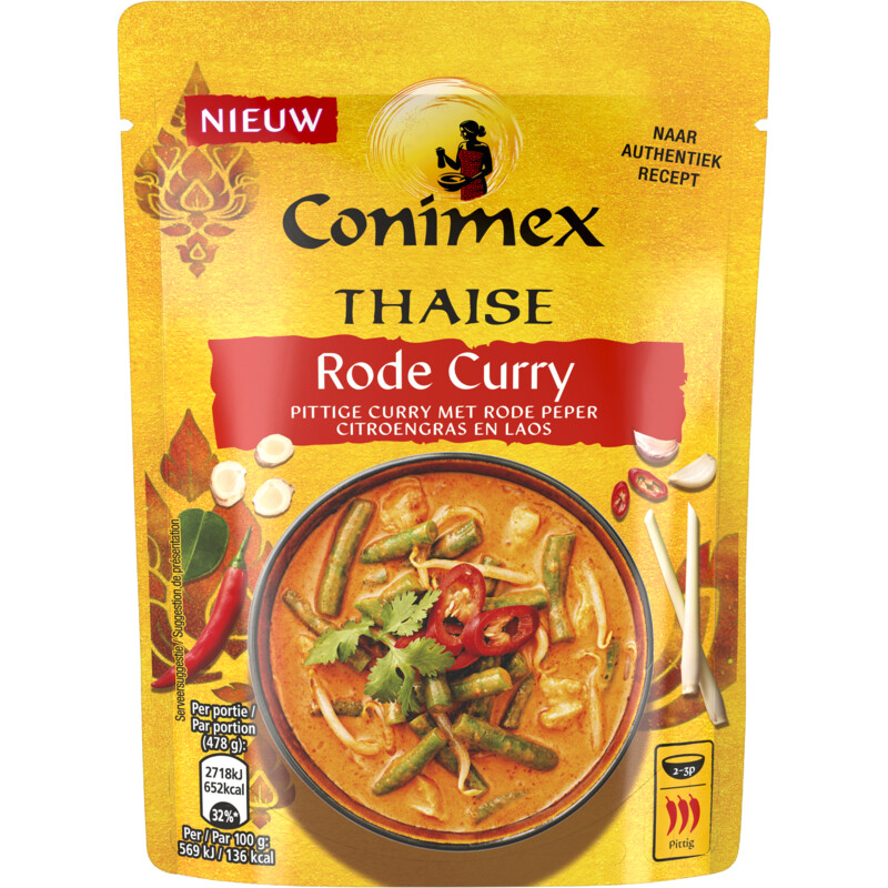 Een afbeelding van Conimex Thaise rode curry