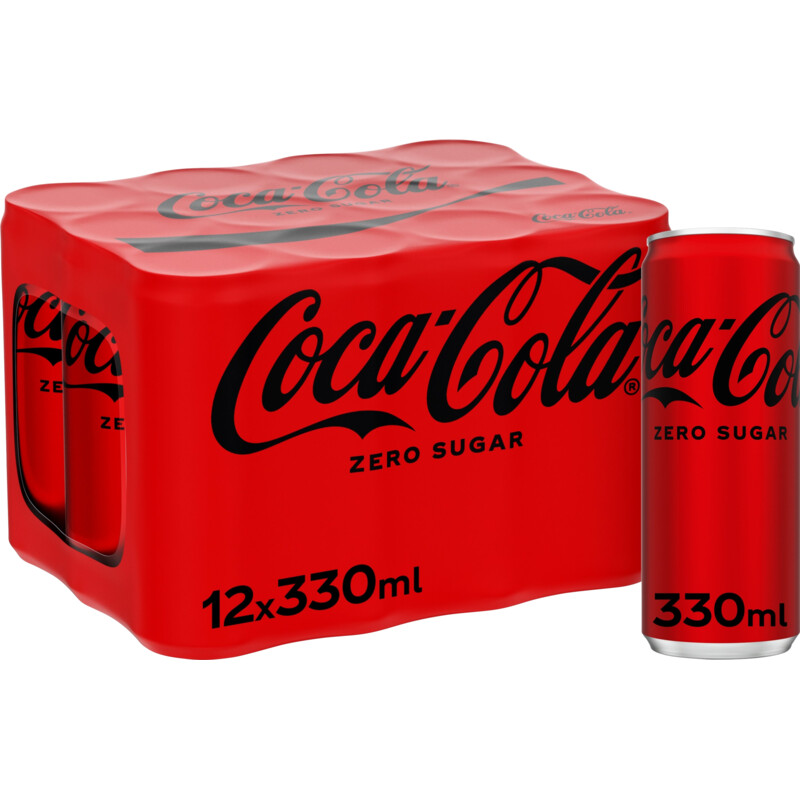 Een afbeelding van Coca-Cola Zero sugar 12-pack