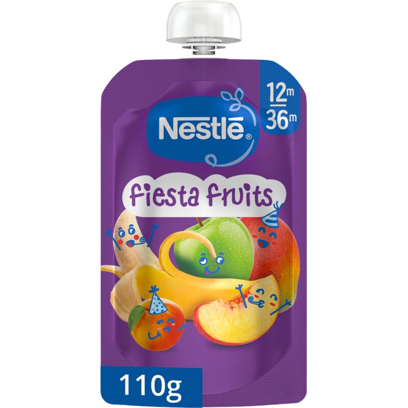 Een afbeelding van Nestlé Fiesta fruits knijpfruit 12m+