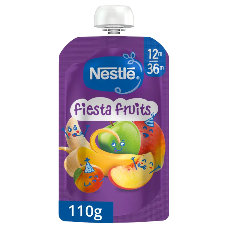 Fiesta Fruits Appel Banaan Perzik Abrikoos 12m-36m