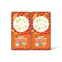 Delicata Reep honey comb pure chocolade 2-pack