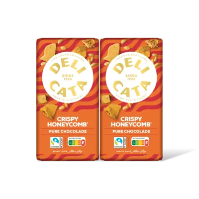 pdp-image-Delicata Reep honey comb pure chocolade 2-pack
