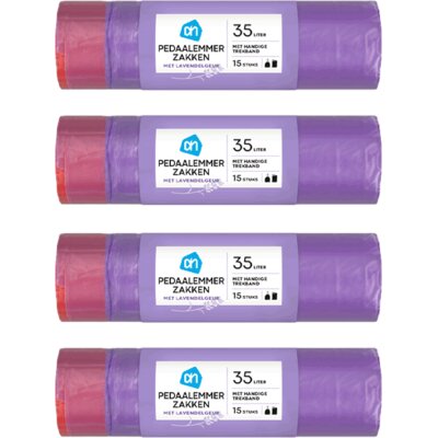 pdp-image-AH Pedaalemmerzakken lavendel 35l 4-pack