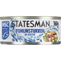 Statesman Tonijn stukken in water