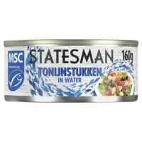 Statesman Tonijn stukken in water