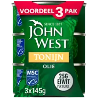 John West Tonijn in olie 3-pack