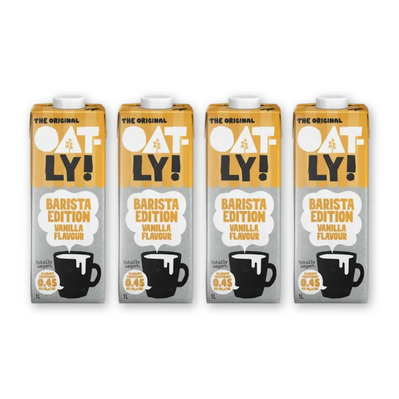 Oatly! Barista vanille 4-pack