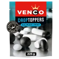 Venco Droptoppers salmiak & mint