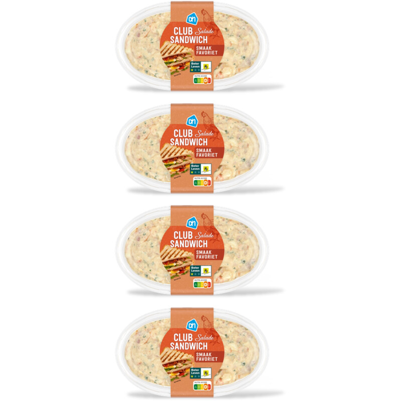 AH Club sandwich salade 4-pack