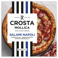 Crosta Mollica Pizza salami Napoli