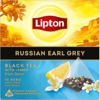 Een afbeelding van Lipton Russian earl grey black tea lemon