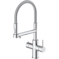 HOWAT 3-1 kokend water kraan flexibel - zwart