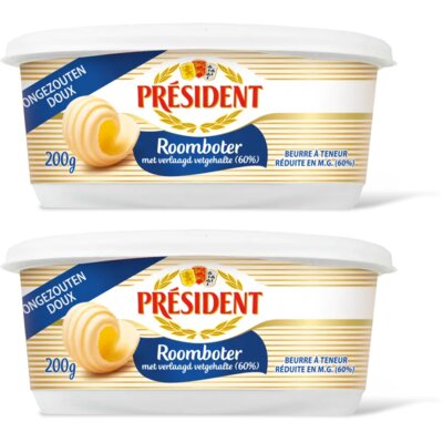 pdp-image-Président Roomboter ongezouten 2pck