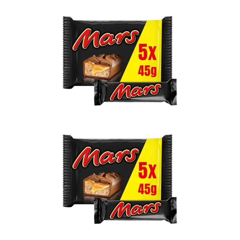 Mars Chocolade reep 5-pack 2-pack