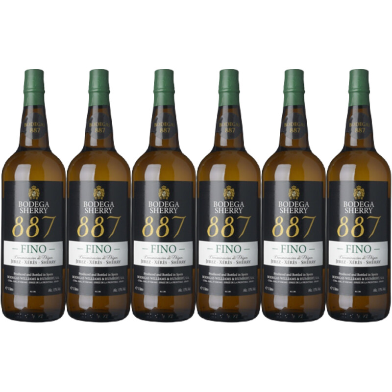 Een afbeelding van Jerez Sherry 887 Fino 6-pack