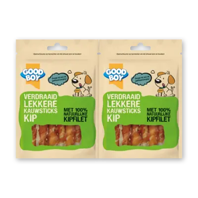 pdp-image-Good boy Verdraaid lekkere kauwsticks kip 2-pack
