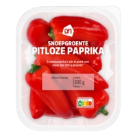 AH Snoepgroente pitloze paprika rood