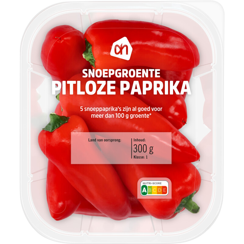 AH Snoepgroente pitloze paprika rood