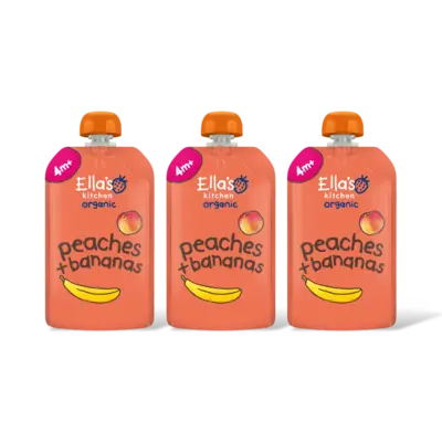 pdp-image-Ella's kitchen Peaches + bananas 4m+ 3-pack