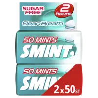 Smint Clean breath intense mint 2-pack