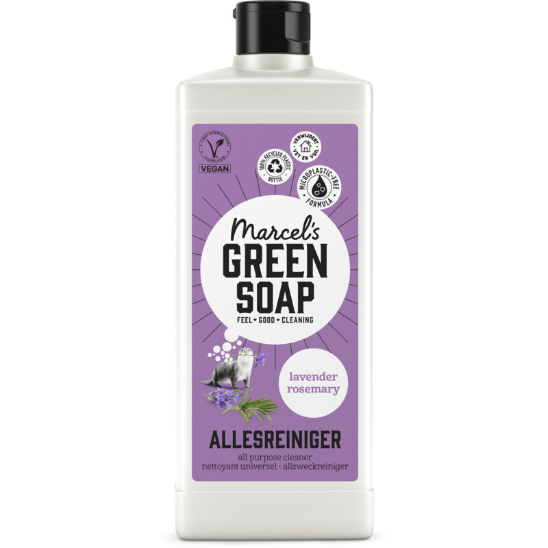 Een afbeelding van Marcel's Green Soap Allesreiniger lavendel & rozemarijn