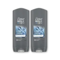 Dove Men+care clean comfort 400ML 2-pack