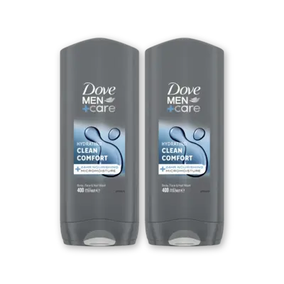 pdp-image-Dove Men+care clean comfort 400ML 2-pack
