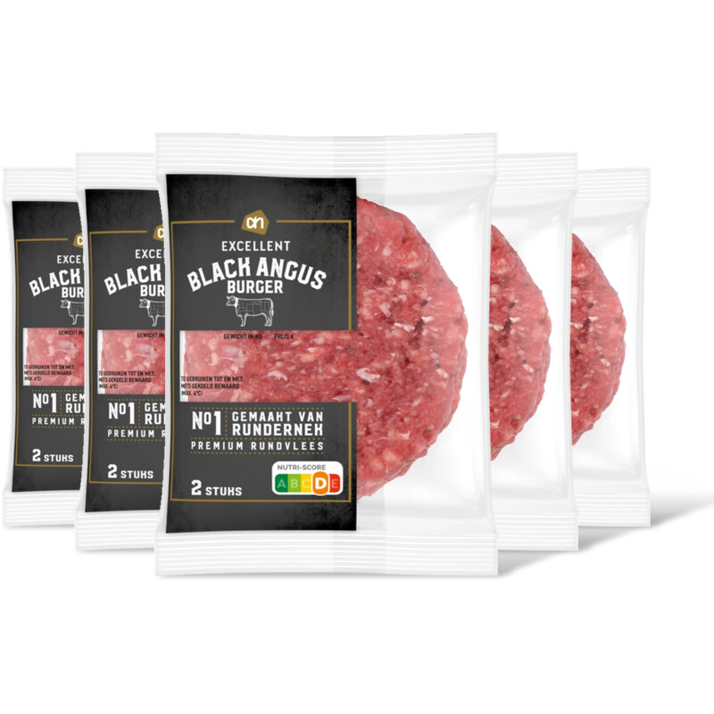 AH Excellent Black angus burger 5-pack