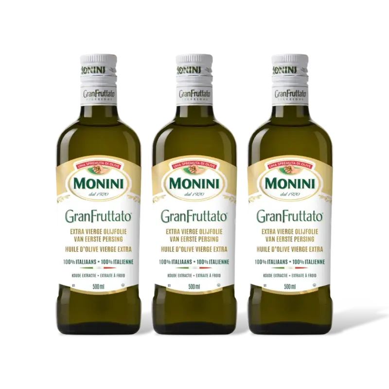 Monini Olijfolie gran frutatto ev 3-pack