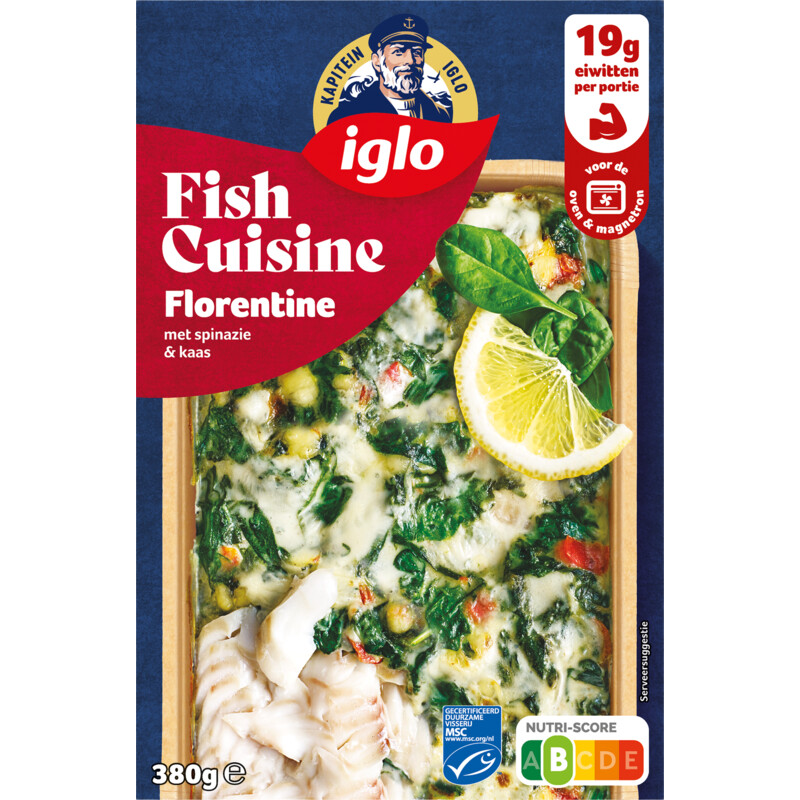 Een afbeelding van Iglo Fishcuisine Florentine