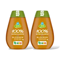 AH Biologisch 100% Hongaarse Bloemenhoning 2-pack