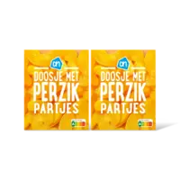 AH Doosje met perzikpartjes 2-pack