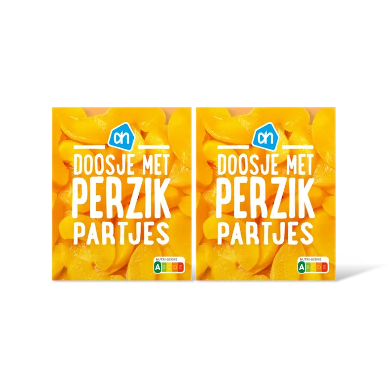 Doosje met perzikpartjes 2-pack