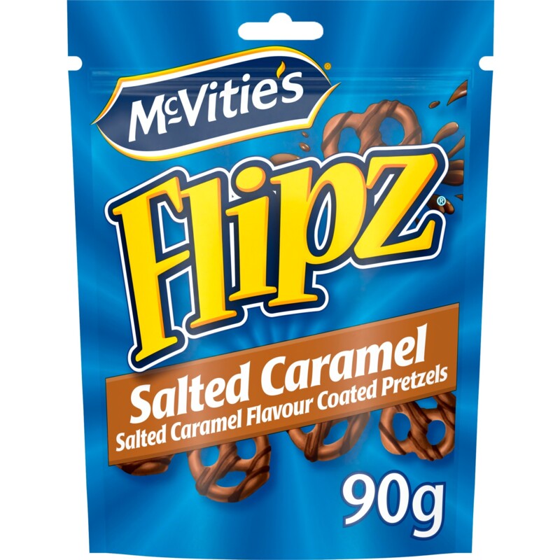 McVitie's Flipz salted caramel chocolate pretzels
