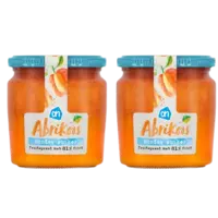 AH Fruitspread abrikoos 81% 2-pack