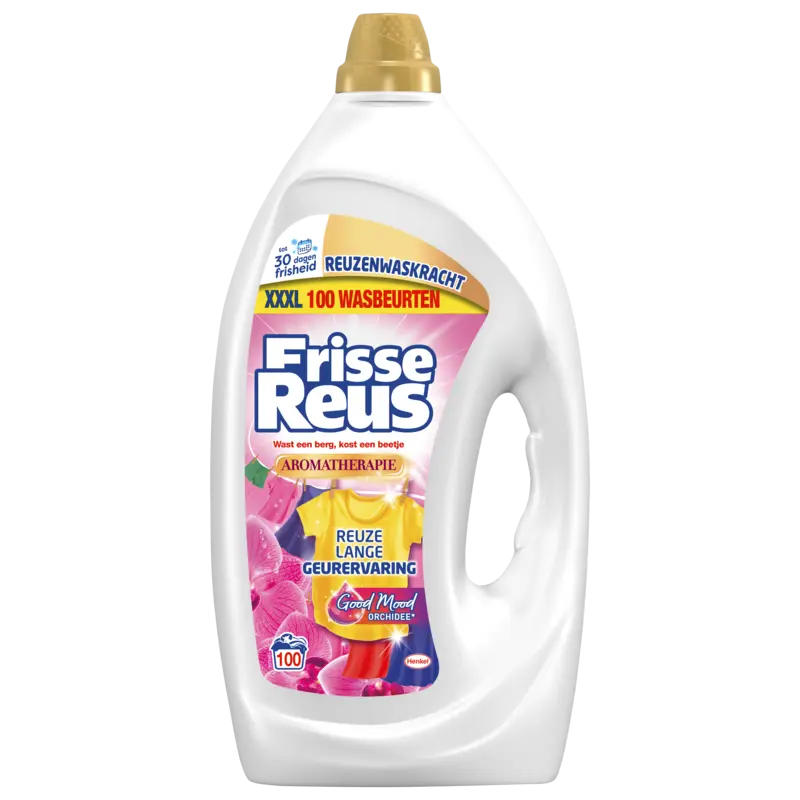 Frisse Reus Wasmiddel vloeibaar gel orchidee