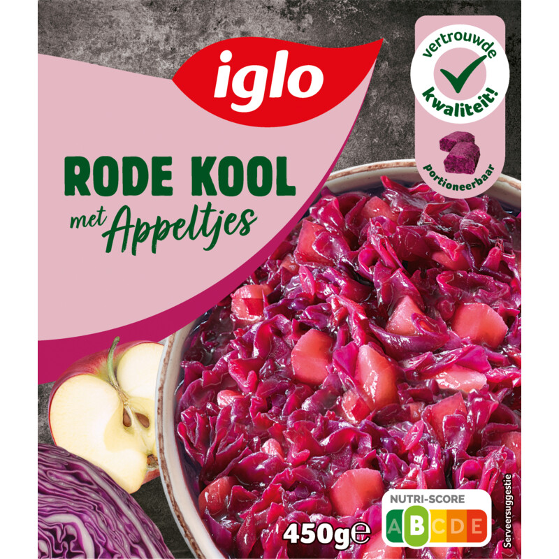 Een afbeelding van Iglo Rode kool met appeltjes