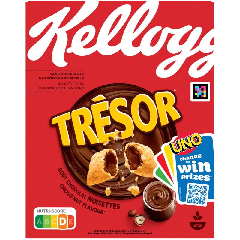 Een afbeelding van Kellogg's Tresor chocolade hazelnotensmaak