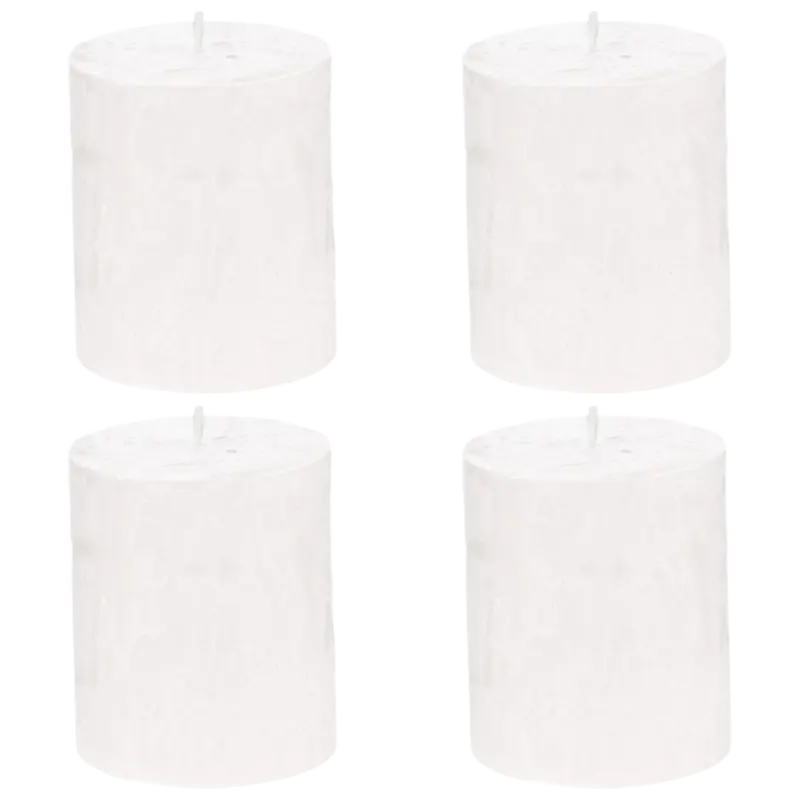 AH Rustiek 7x8cm wit 4-pack