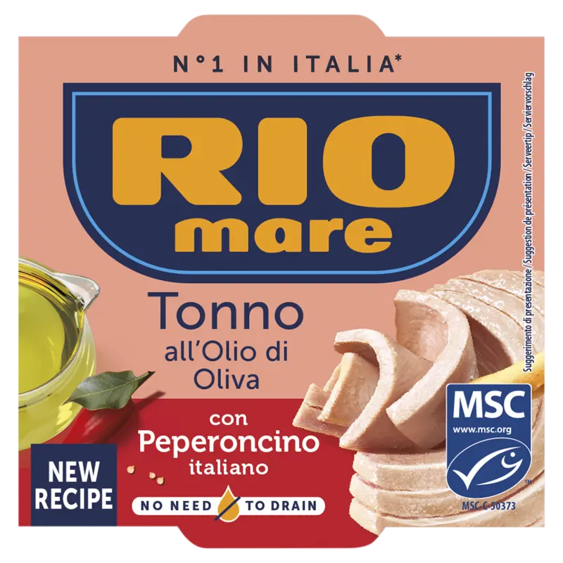 Rio Mare Tonijn in olijfolie rode peper