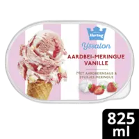 Hertog Ijssalon aardbei-meringue vanille