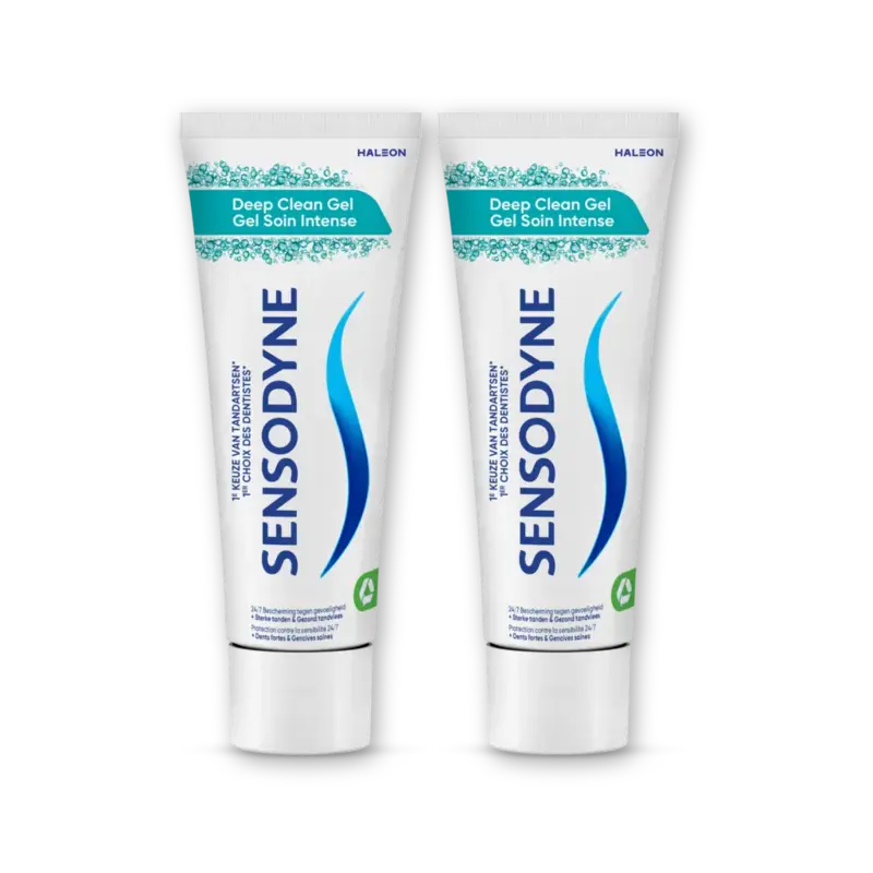 Sensodyne Deep clean gel tandpasta 2-pack